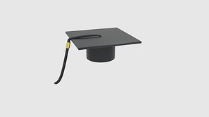 graduation hat model