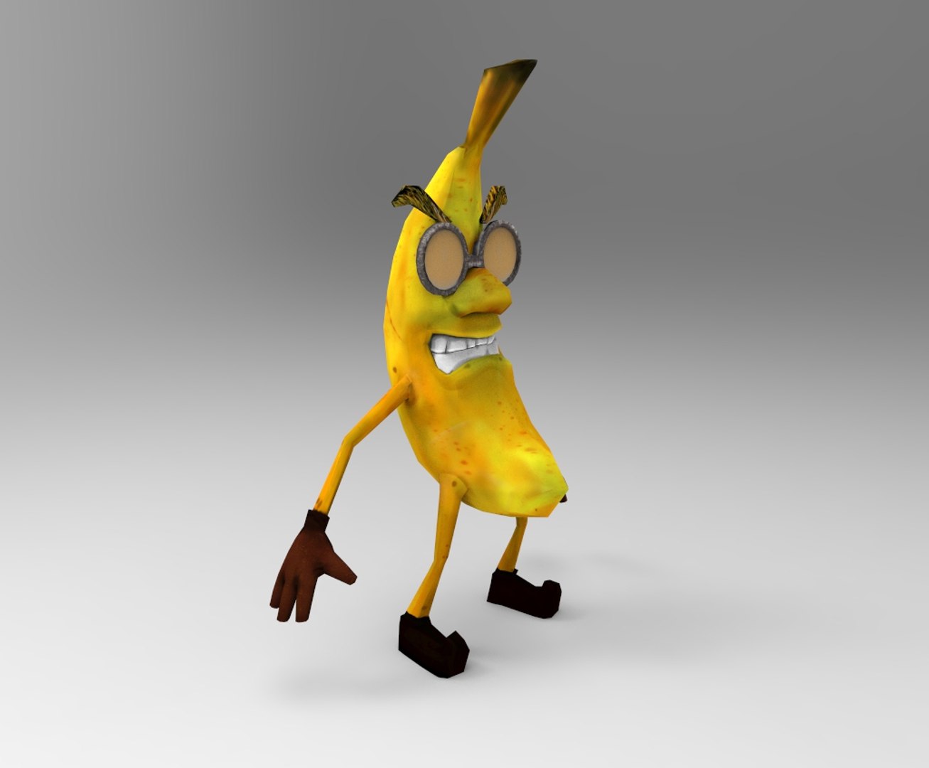 3D naughty banana - TurboSquid 1314046