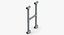 Galvanized Steel Pipe Letter H