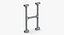 Galvanized Steel Pipe Letter H