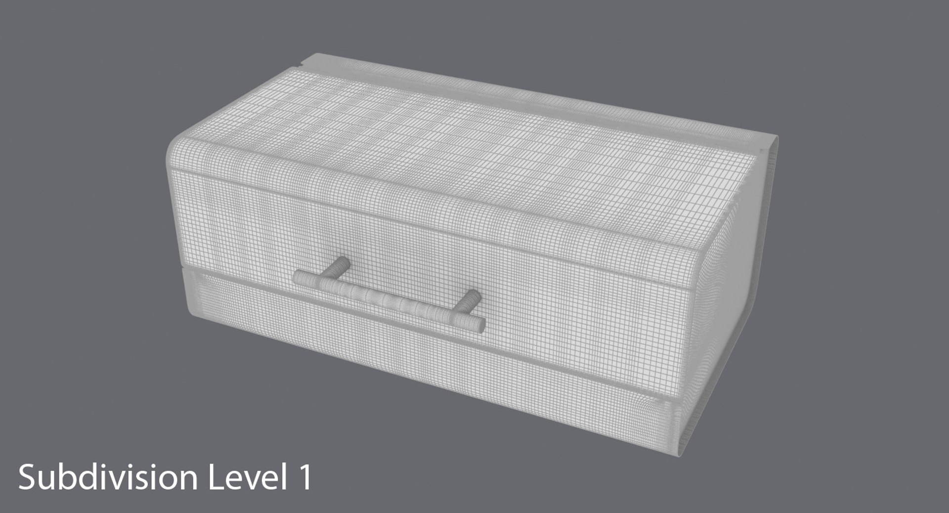 breadbox 03 - closed 3D model https://p.turbosquid.com/ts-thumb/dV/hRZFOD/S94hIFDF/breadbox_subdivisions_0000/jpg/1533083471/1920x1080/fit_q87/7f49937d6c786276e0e3d2b5b631e592892580cd/breadbox_subdivisions_0000.jpg