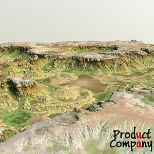 maya canyon cliffs terrain