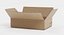 3D model cardboard box