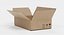 3D model cardboard box