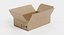 3D model cardboard box