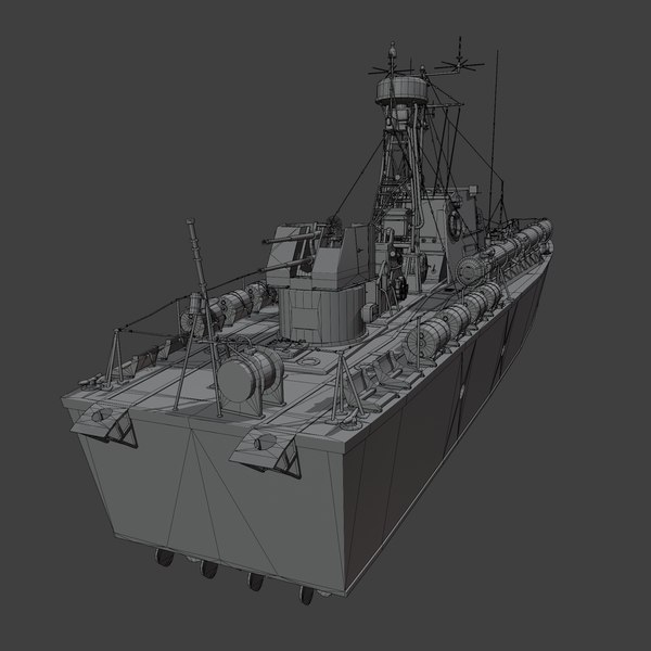 3D Torpedo Boat Project Model - TurboSquid 1712111