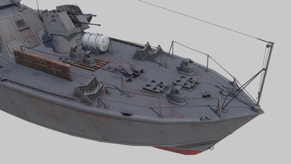 3D Torpedo Boat Project Model - TurboSquid 1712111