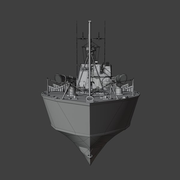 3D Torpedo Boat Project Model - TurboSquid 1712111