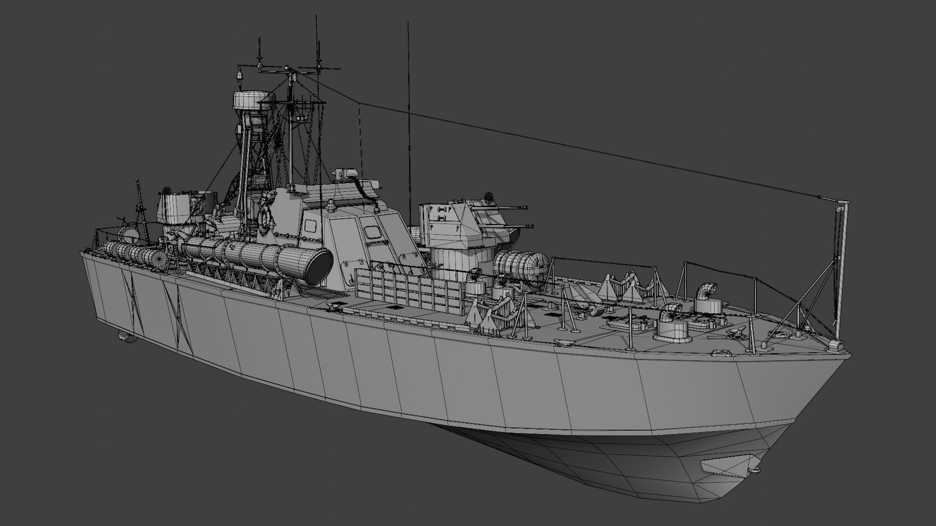 3D Torpedo Boat Project Model - TurboSquid 1712111