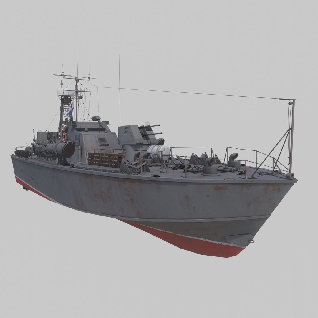 3D Torpedo Boat Project Model - TurboSquid 1712111