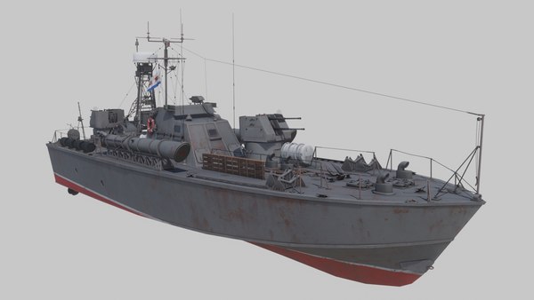 3D Torpedo Boat Project Model - TurboSquid 1712111