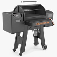 Blackstone 2258 BBQ Smoker Grill with Air Fryer Black