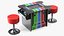 ArcadePro Mars 55 Cocktail Arcade Machine with Stools