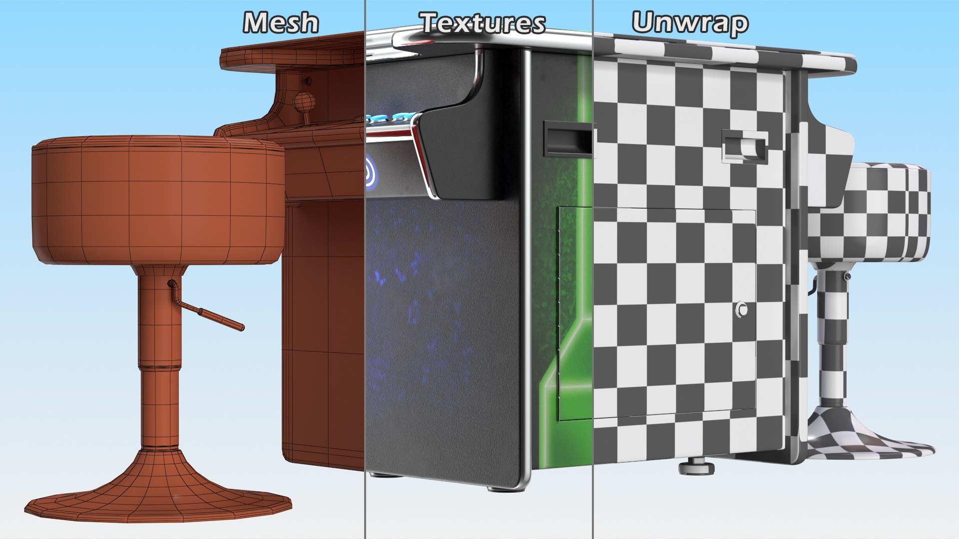 3D ArcadePro Mars 55 Cocktail Arcade Machine with Stools https://p.turbosquid.com/ts-thumb/dV/qbGu0A/yf/arcadepromars55cocktailarcademachinewithstools3dmodel021/jpg/1621933113/1920x1080/fit_q87/532aba2524b2d5206d3833f826c187b6301a7cce/arcadepromars55cocktailarcademachinewithstools3dmodel021.jpg