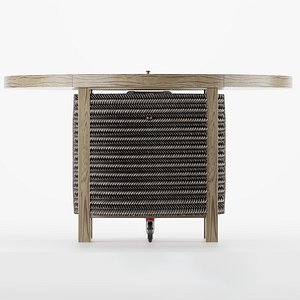 Paradise Trail Outdoor Fire Pit Table 3D