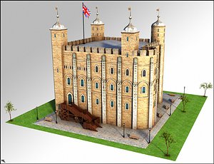 london tower 3D model