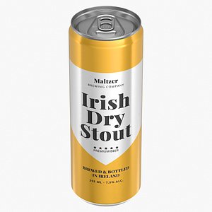 Sleek Beer Can 355ml V1 model