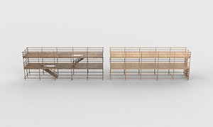 3D modular scaffolding 3D model