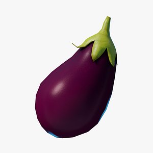 Cartoon Eggplant