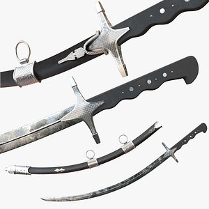 3D model Arabic Sword