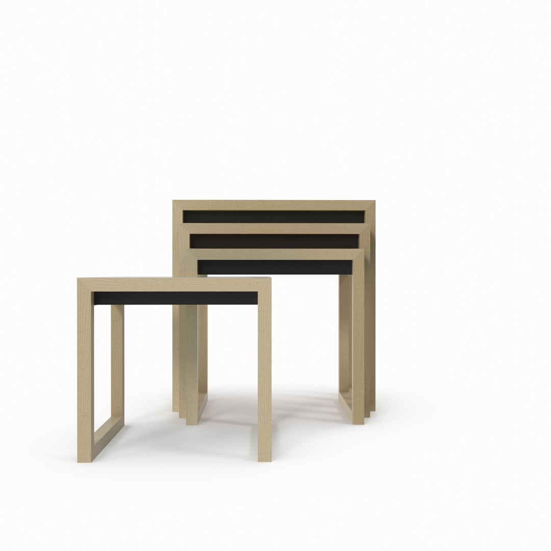 3d model albers nesting tables