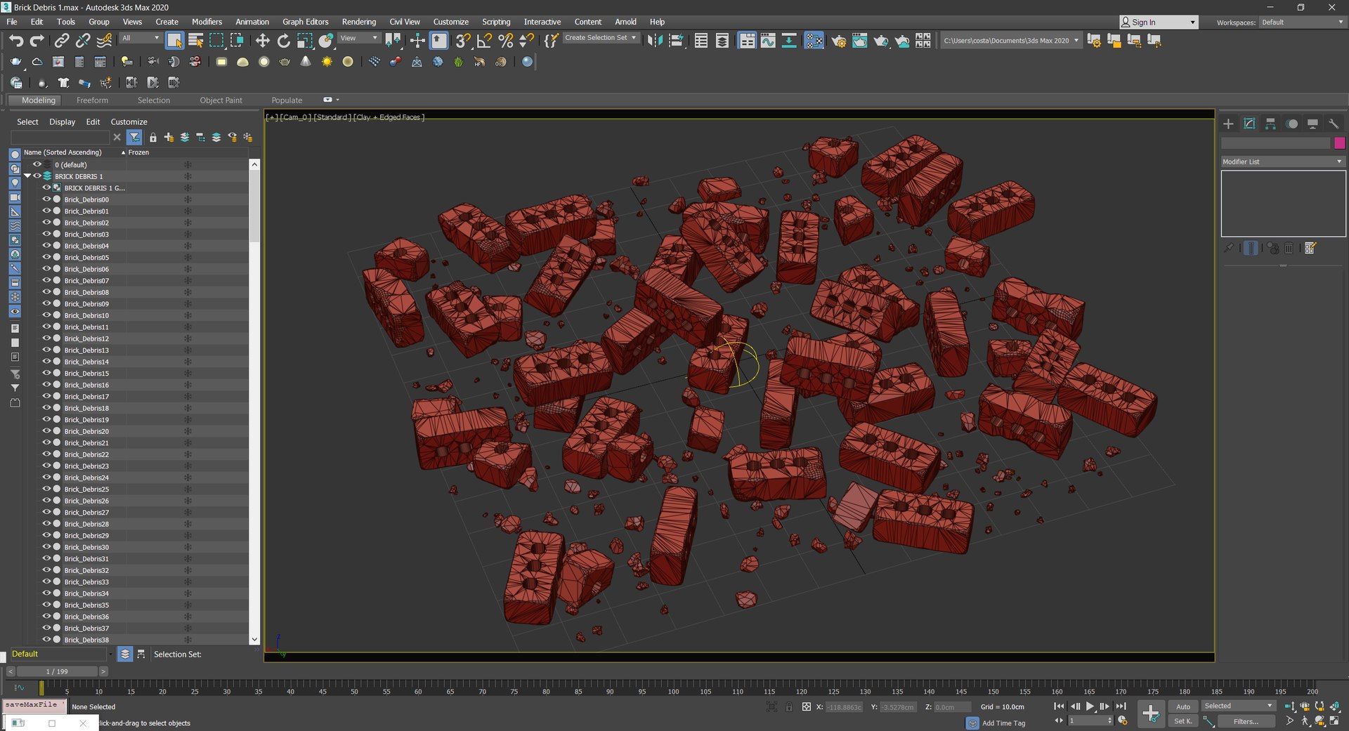 3D Model Brick Debris 1 - TurboSquid 2132055
