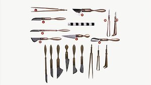 Roman medical instruments I 3D model
