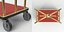 3D Hotel luggage cart 2
