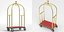 3D Hotel luggage cart 2