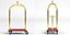 3D Hotel luggage cart 2