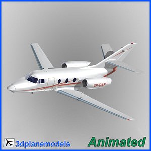 Dassault Falcon 10 Private livery 5