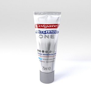 3d model colgate toothpaste