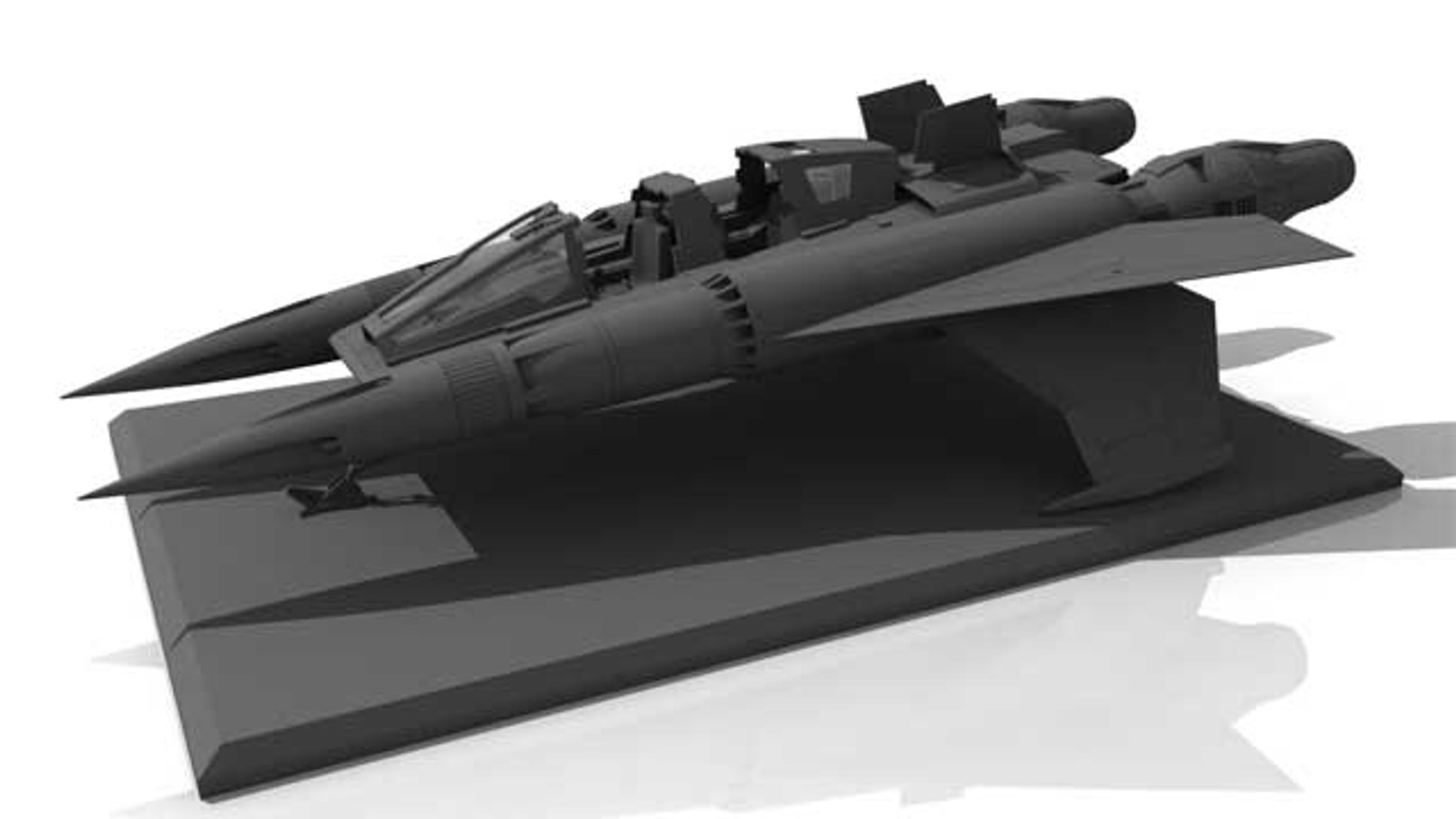 Buck Rogers Starfighter 3d Model Buck Rogers Starfighter 3d Model