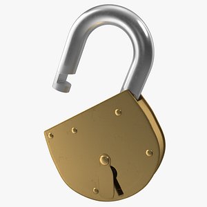 3D PadLock v4 model