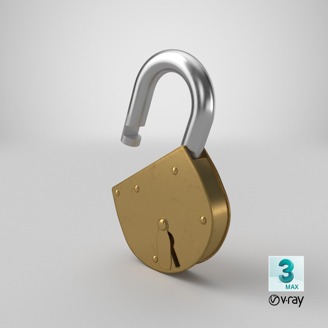 3D PadLock V4 Model - TurboSquid 2162327