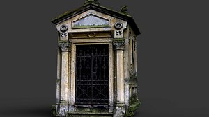 ancient tomb temple mossy stone ruins PBR photogrammetry