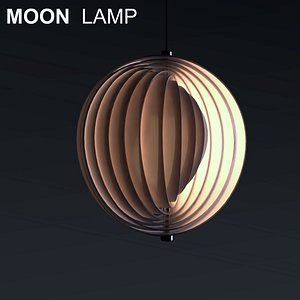 3d model moon lamp