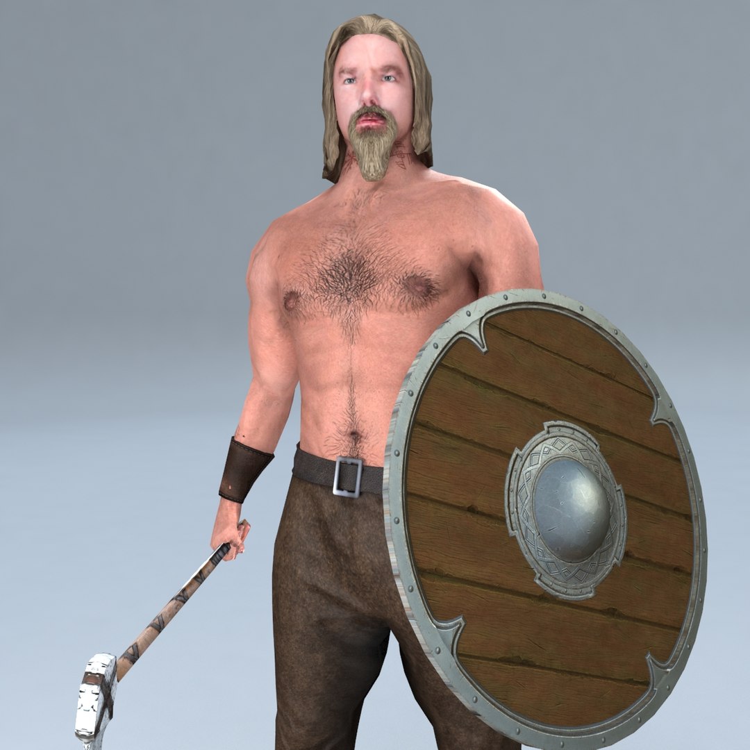 Rigged Viking Model - TurboSquid 1502214
