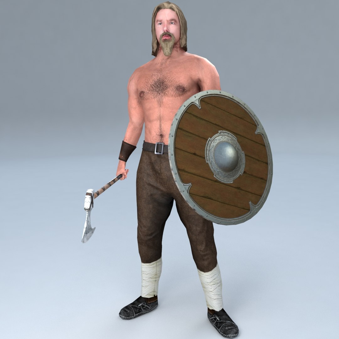 Rigged Viking Model - TurboSquid 1502214