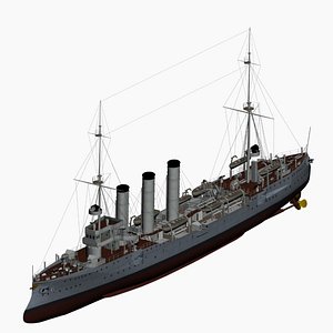 Small Cruiser Leipzig Imperial German Navy