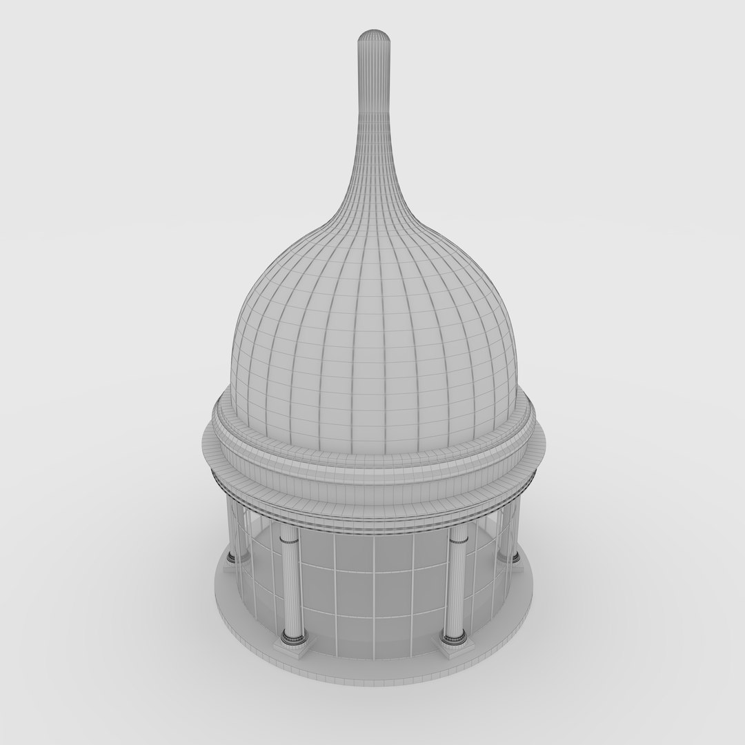 Classic Dome 3 model - TurboSquid 2122576