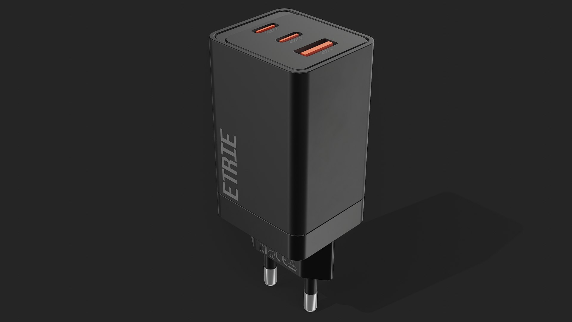 type c charger 3d model