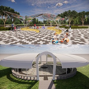 3D Tensile Structures Collection -A9 model