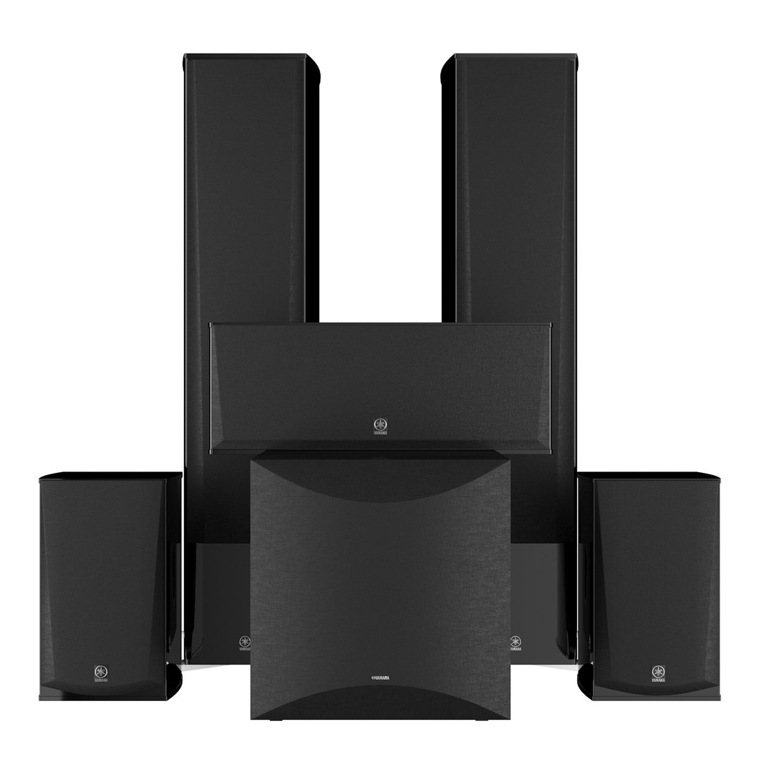 3D Yamaha Ns-333 Ns-c444 - TurboSquid 1440292