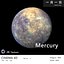 Realistic planet Mercury 3D model