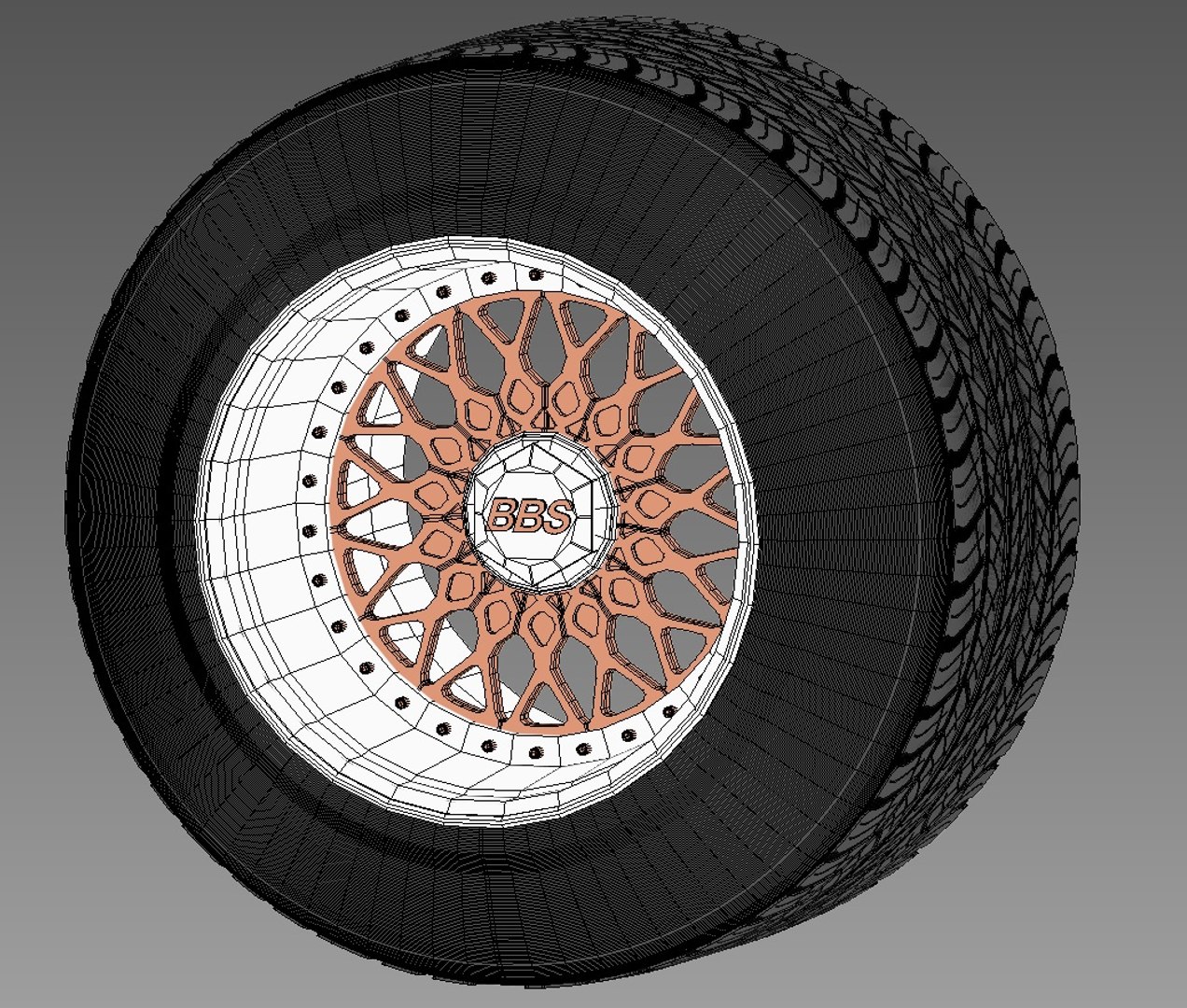 Bbs Rs Wheels 3d Model