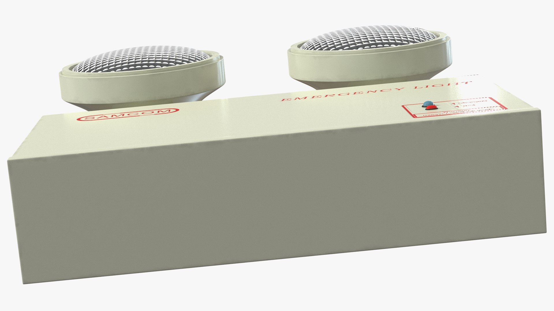 Twin head emergency light 3D model - TurboSquid 1685740