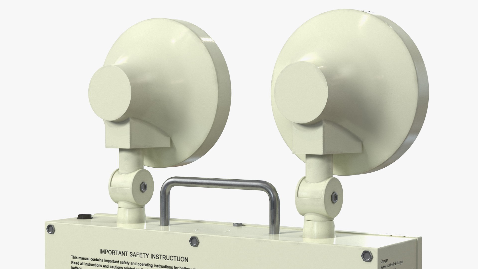 Twin Head Emergency Light 3D Model - TurboSquid 1685740