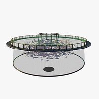 Fish Farm in Ocean Sustainable Octane