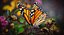 3D monarch butterfly rigged